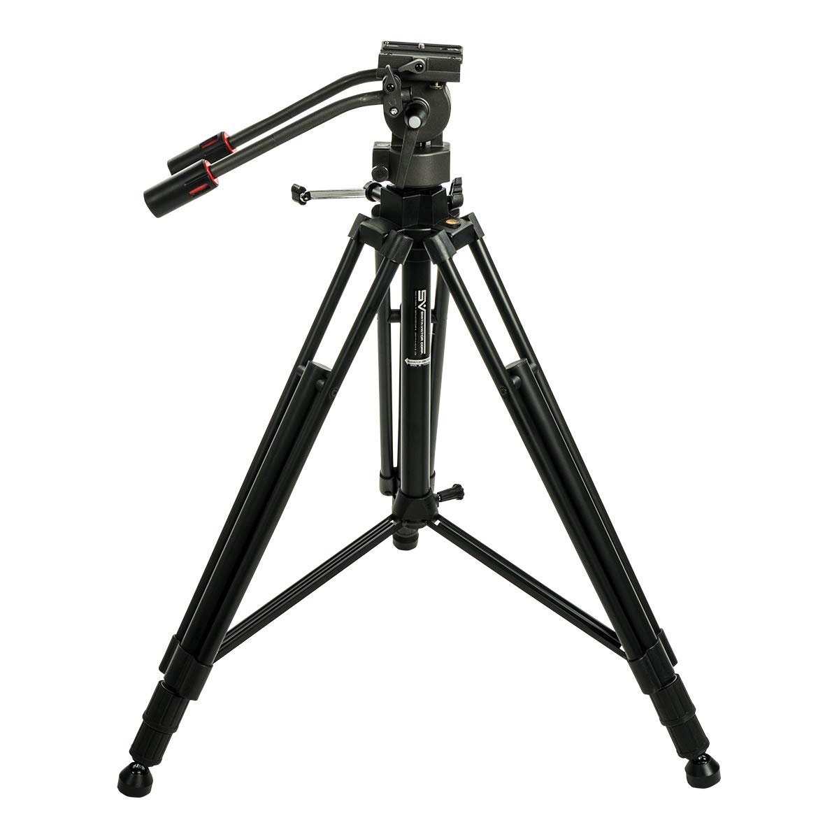 Smith-Victor Propod PRO-5 Large Tripod with 2-Way Fluid Head (Supports 25 lbs, Maximum Height 69")