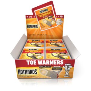 hothands toe warmers - long lasting, odorless, air activated - up to 8 hours of heat - 40 pair