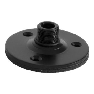 onstage tm08b microphone flange mount, black