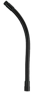 onstage 13' microphone gooseneck, black