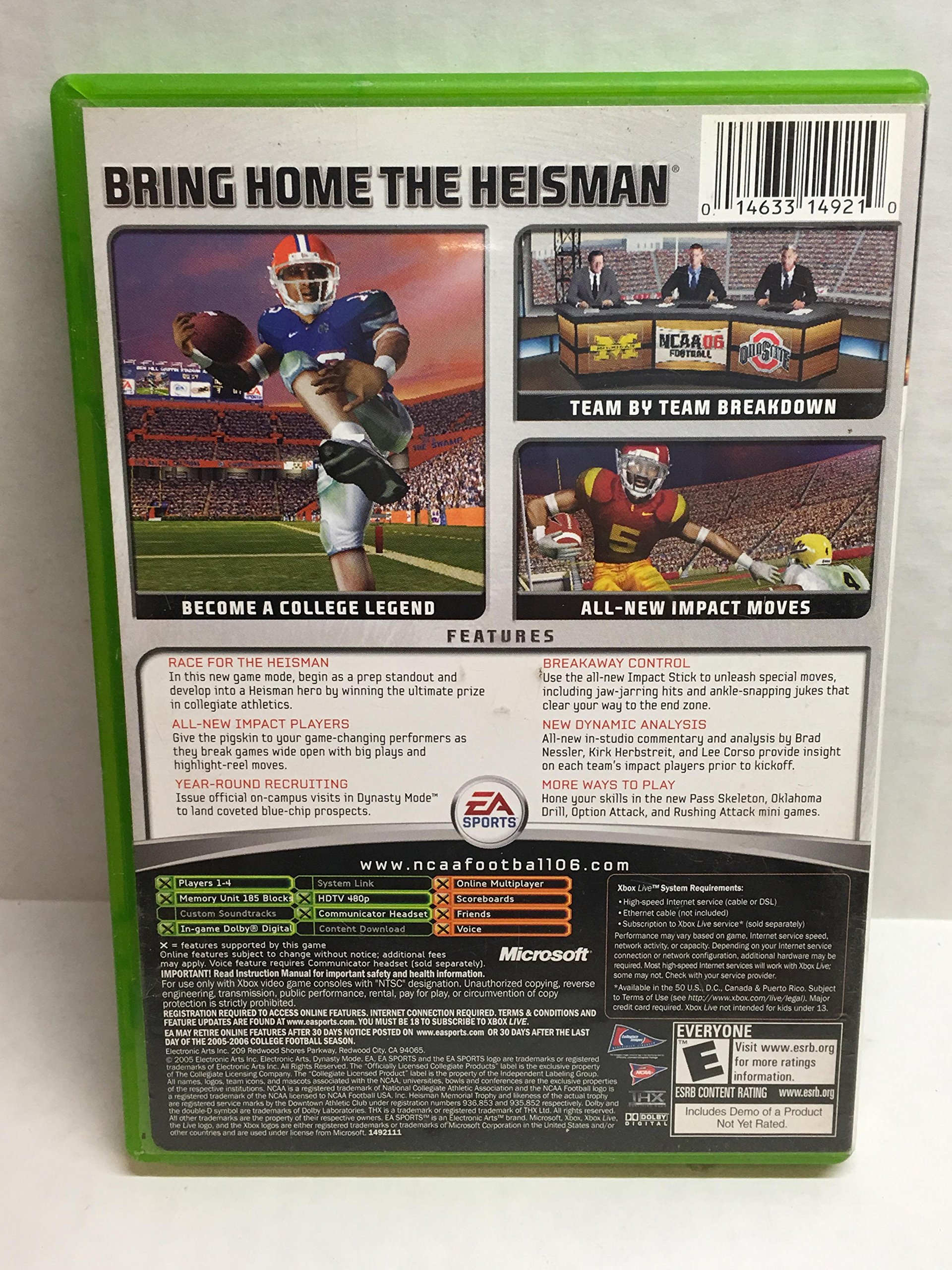 NCAA Football 2006 - Xbox