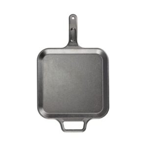 Lodge BOLD 12 Inch Seasoned Cast Iron Square Griddle, Design-Forward Cookware