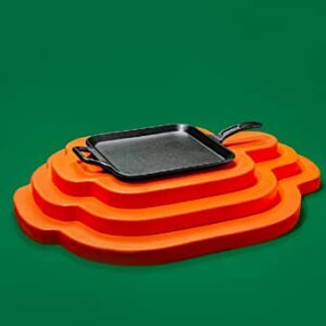 Lodge BOLD 12 Inch Seasoned Cast Iron Square Griddle, Design-Forward Cookware