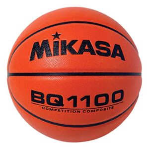 Mikasa BQ1100 Competition Basketball (Official Size), orange