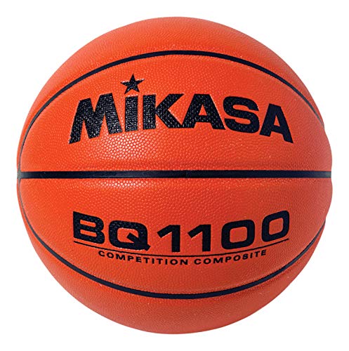 Mikasa BQ1100 Competition Basketball (Official Size), orange