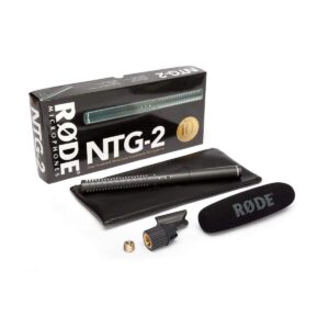 Rode NTG-2 Multi-Powered Shotgun Microphone,Black