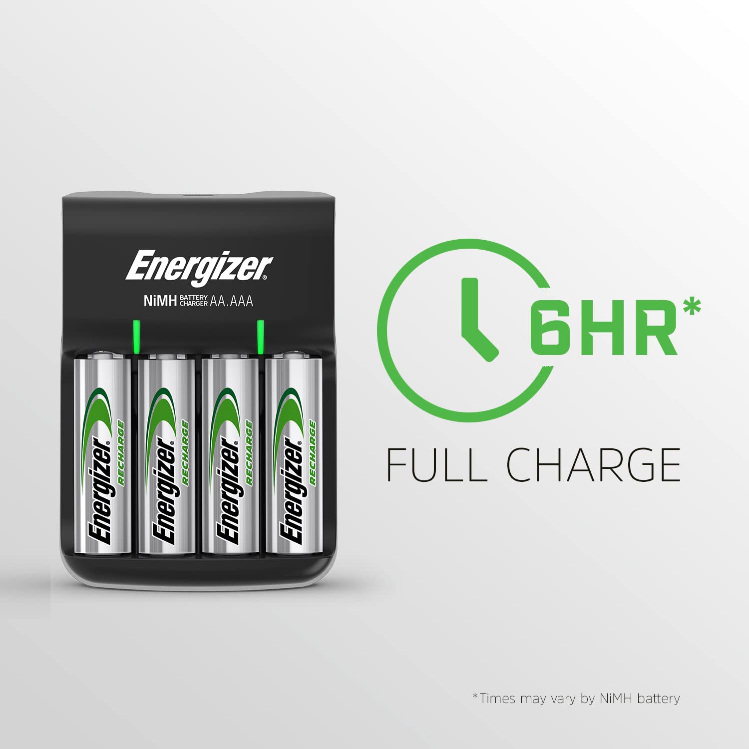 Energizer Recharge, Basic Charger for Rechargeable Batteries, 1 Count