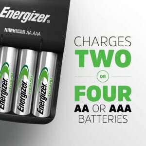 Energizer Recharge, Basic Charger for Rechargeable Batteries, 1 Count