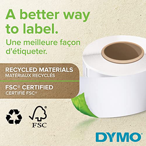 DYMO Authentic LabelWriter Small Name Badge Labels | 41 mm x 89 mm | Self-Adhesive | Roll of 300 Easy-Peel Labels | for LabelWriter Label Makers | Made in Europe