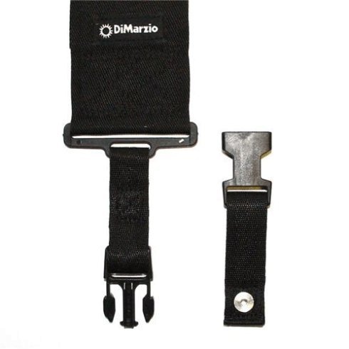 DiMarzio 3" Clip Lock Nylon Black Guitar Strap