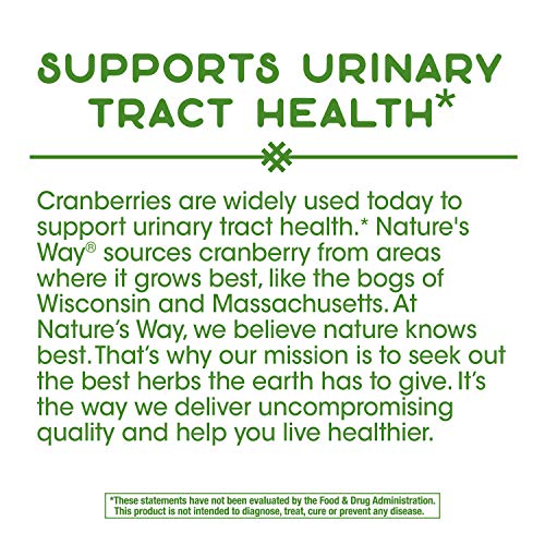 Nature's Way Premium Cranberry, Urinary Tract Health Support*, 100 Capsules