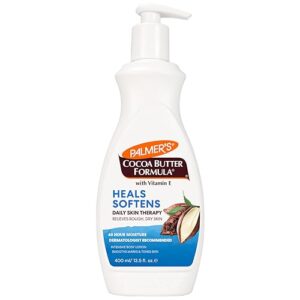 palmer's cocoa butter formula daily skin therapy cocoa butter body lotion for dry skin, hand & body moisturizer, pump bottle, 13.5 oz (pack of 1)