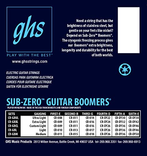 GHS Strings Electric Guitar Strings (CR-GBM)