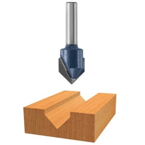 BOSCH 85219M 90 degree x 9/16 In. Carbide Tipped V-Groove Bit