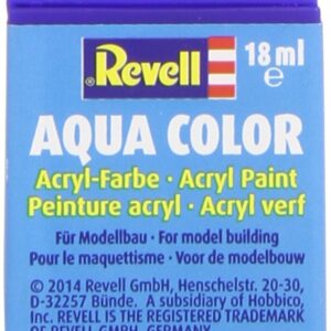 Revell 18ml Aqua Color Acrylic Paint (Steel Metallic Finish)