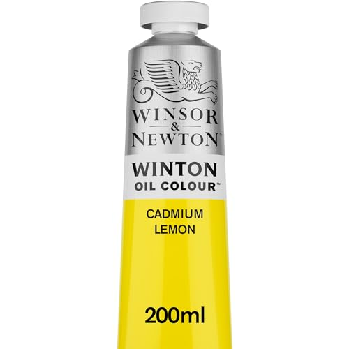 Winsor & Newton Winton Oil Color, 200ml (6.75-oz) Tube, Cadmium Lemon