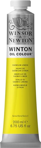 Winsor & Newton Winton Oil Color, 200ml (6.75-oz) Tube, Cadmium Lemon