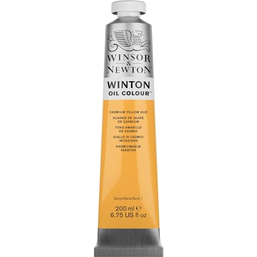 Winsor & Newton Winton Oil Color, 200ml (6.75-oz) Tube, Cadmium Yellow Hue