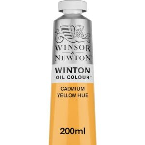 winsor & newton winton oil color, 200ml (6.75-oz) tube, cadmium yellow hue