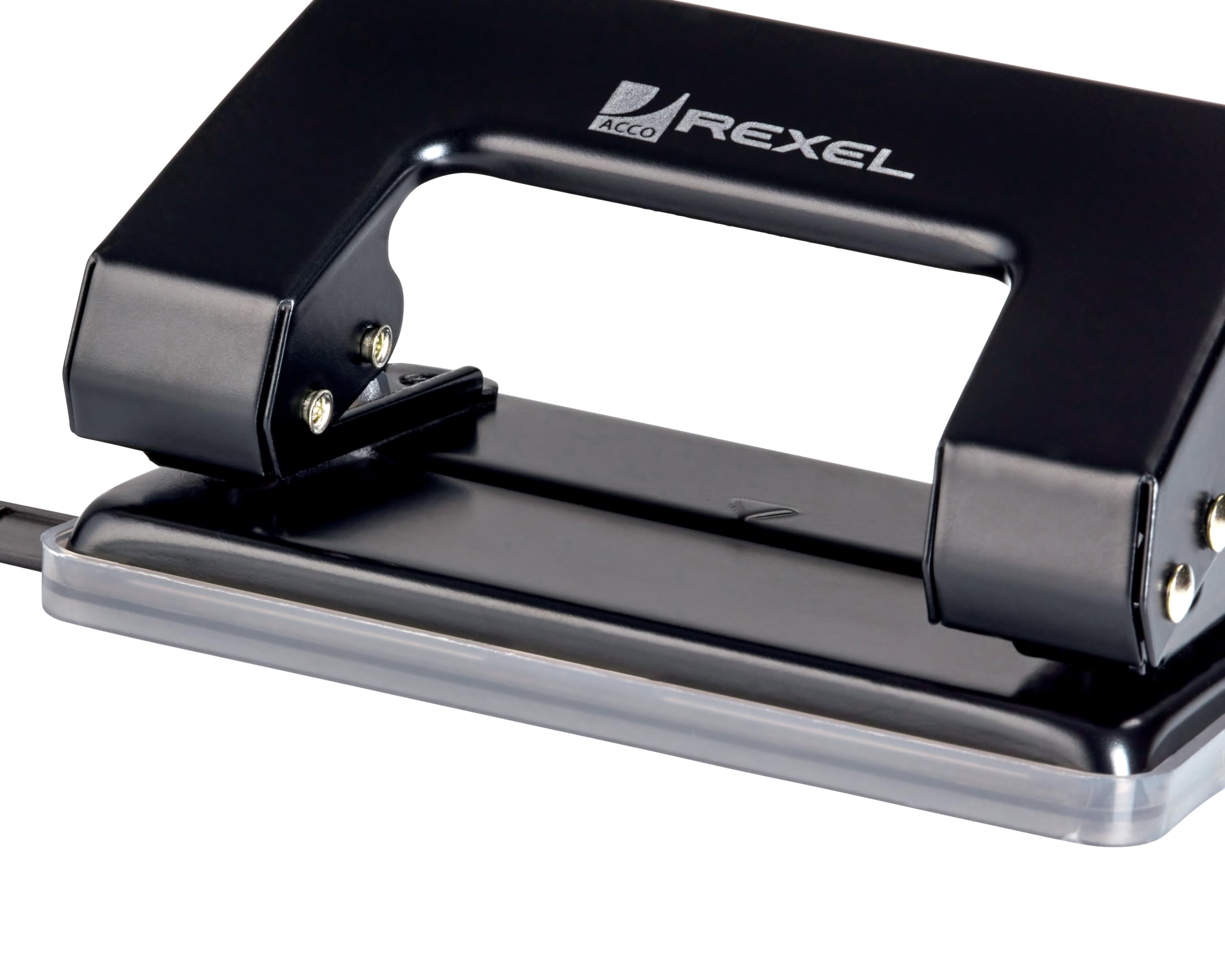 Rexel Student 2 Hole Punch, 8 Sheet Capacity, Adjustable Guide Bar, Metal, Assorted Colours, 62061