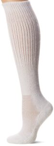 thorlos women's amx max cushion fitness ankle socks, beige, medium