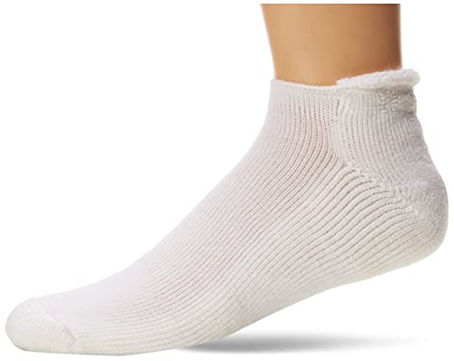 Thorlos Unisex G Golf Padded Rolltop Sock, White, XLarge