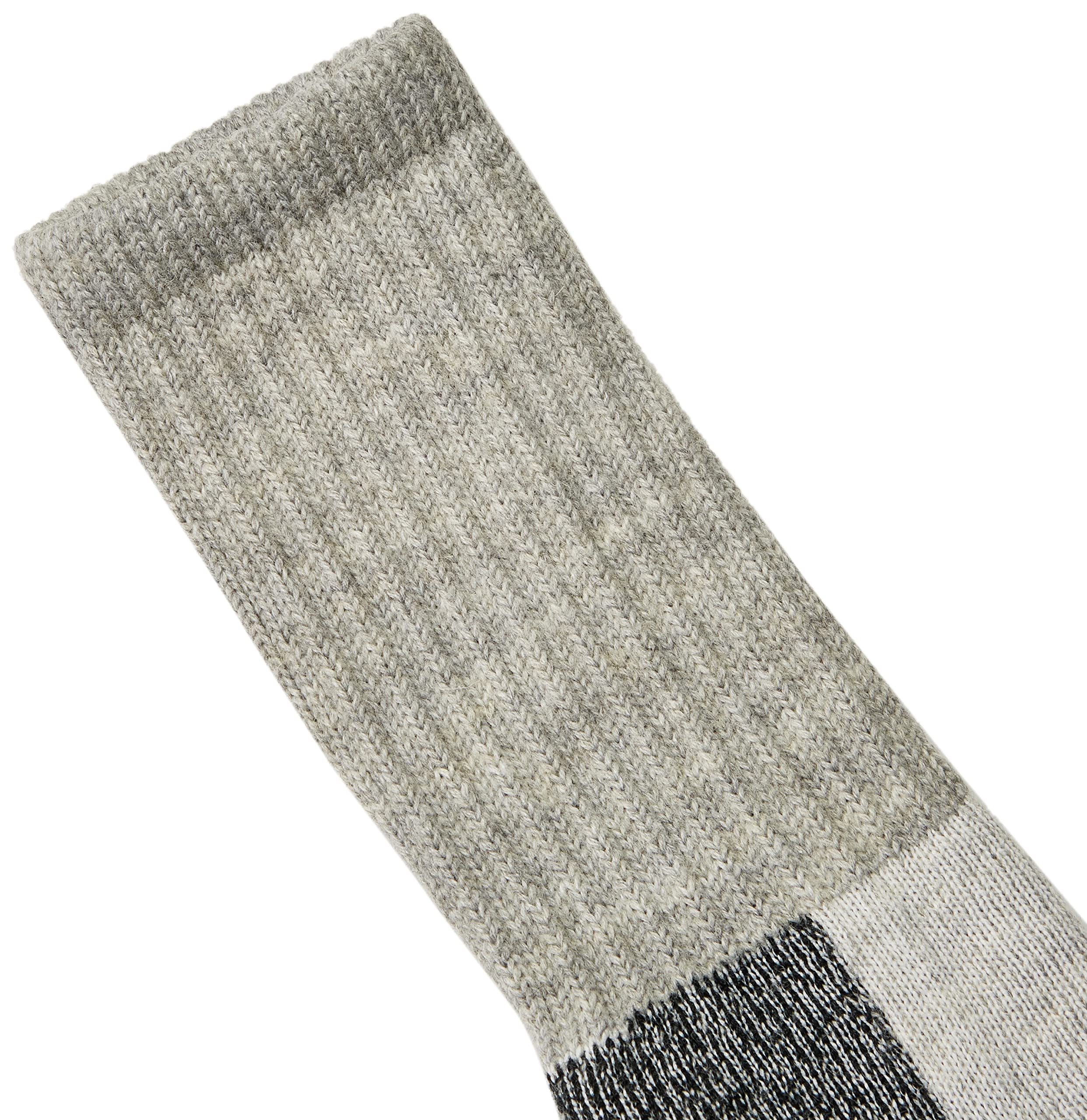 Thorlos Unisex KLT Hiking Thick Padded Crew Sock, Grey, XLarge