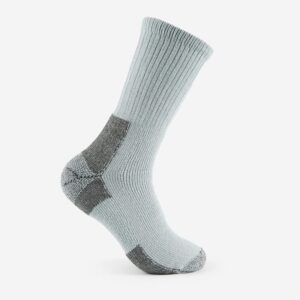 thorlos mens Kx Max Cushion Crew Hiking Socks, Grey, Large US