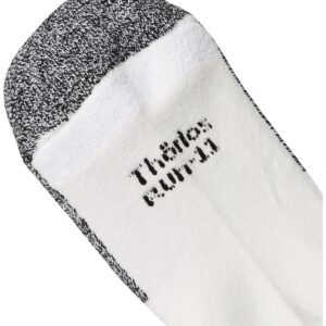 thorlos mens Lrcm Thin Cushion Running Low Cut athletic socks, White/Navy, Large US