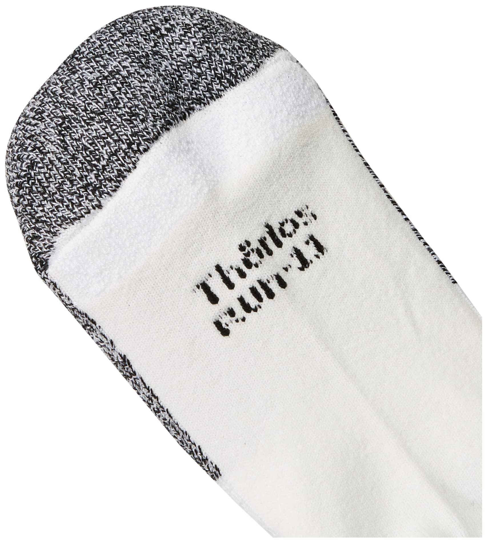 thorlos mens Lrcm Thin Cushion Running Low Cut athletic socks, White/Navy, Large US