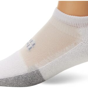 Thorlos Unisex T1CCU Tennis Thin Padded Low Cut Sock, White, Small