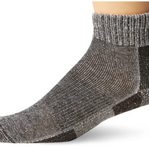 Thorlos Unisex TRMX Trail Running Thick Padded Ankle Sock, Charcoal, Large