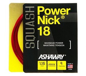 ashaway powernick 18 squash string set