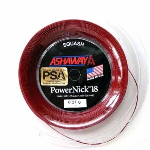 ashaway powernick squash string (1 reel - 360 ft) 18 gauge