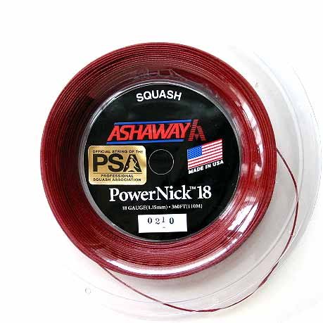 Ashaway Powernick squash string (1 reel - 360 Ft) 18 gauge