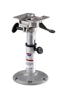 attwood 2385400 swivl-eze adjustable-height boat seat pedestal 14-inch to 20-inch