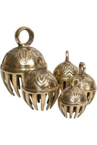 elephant bells, set of 5