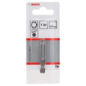 bosch t30 49mm extra hard torx screw bit