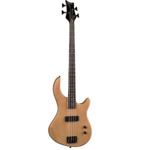 dean e09m edge mahogany electric bass guitar - natural