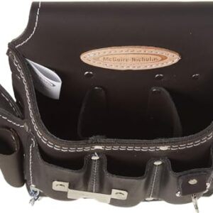 McGuire-Nicholas 526-CC Brown Professional Electrician'S Pouch, oil tanned leather