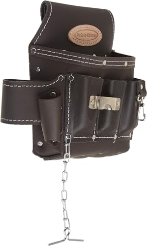 McGuire-Nicholas 526-CC Brown Professional Electrician'S Pouch, oil tanned leather