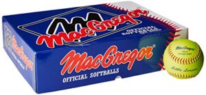 macgregor little league softball, 12-inch (one dozen)