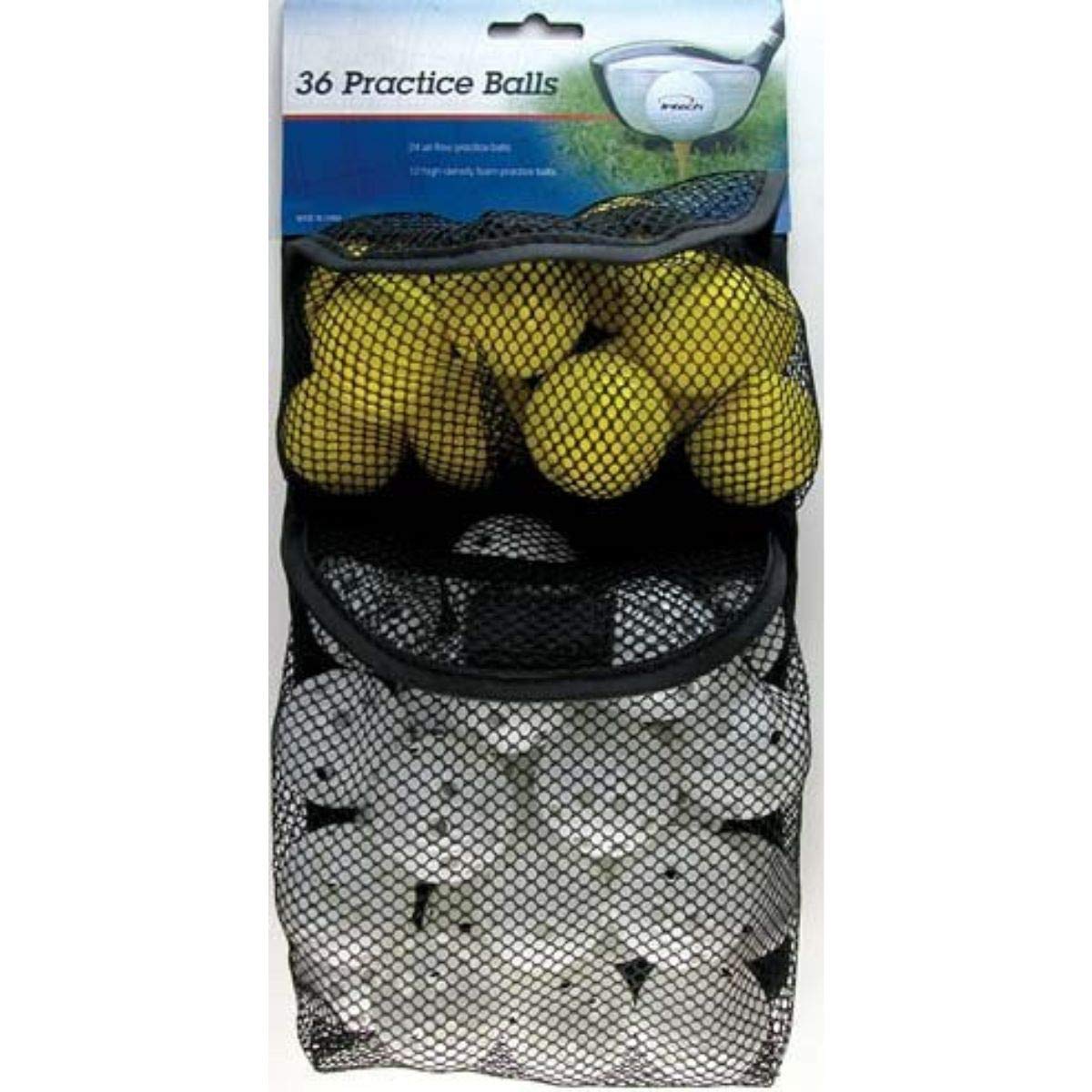 INTECH Foam Practice Balls Holes & Foam, 36 Count