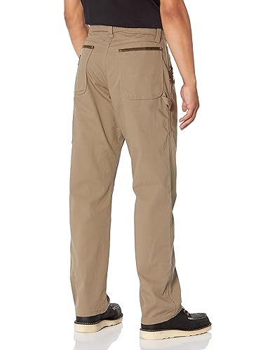 Wrangler Riggs Workwear mens Ripstop Carpenter jeans, Bark, 34W x 30L US