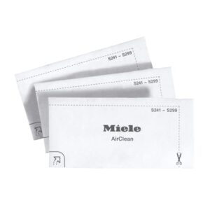 Miele Original AirClean Filters, for Everyday Freshness at Home, Safely Traps Dust, Pack of 3