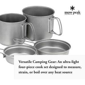 Snow Peak Trek Combo 4 Piece Cook Set