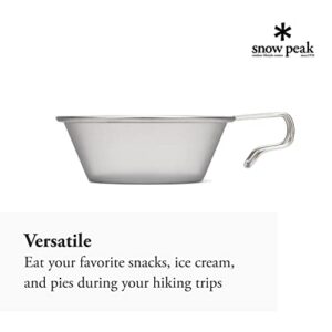 Snow Peak Stainless Steel Sierra Cup, Cooking Measuring Cup