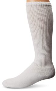 wigwam king cotton high socks, large, white