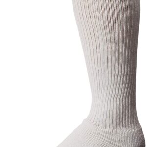 WigWam King Cotton High Socks, Large, White