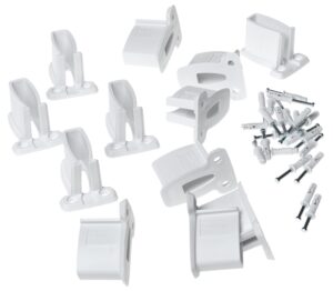 closetmaid wall brackets, white, 12-pack #1782